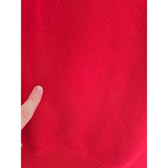 Vtg 80s Hanes Red San Diego Zoo Giant Panda Pullover Sweatshirt Womans Large - Picture 5 of 7